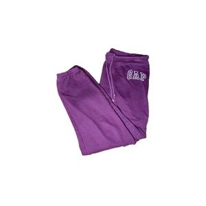 GAP Purple Logo Joggers